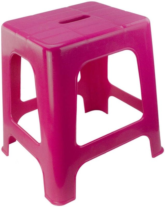 Aufstiegsstufe und sitz rosa