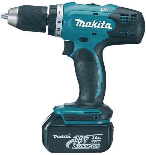 18V lxt Bohrschrauber (2x3,0 Ah) im Kunststoffkoffer Makita DDF453RFE
