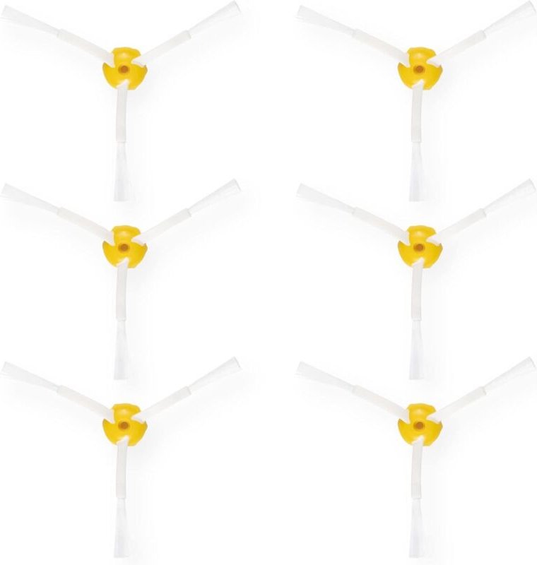 Kit-Packung mit 6 Seitenbürsten für Irobot Roomba – Serie 500/600/700