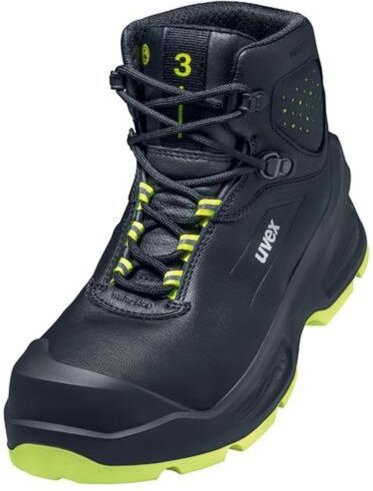 Thumbnail - 2 Stiefel S3 schwarz, orange Weite 11 6872240