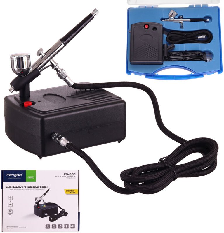 LEISE Airbrush-Kompressor FENGDA Airbrush-Schlauch