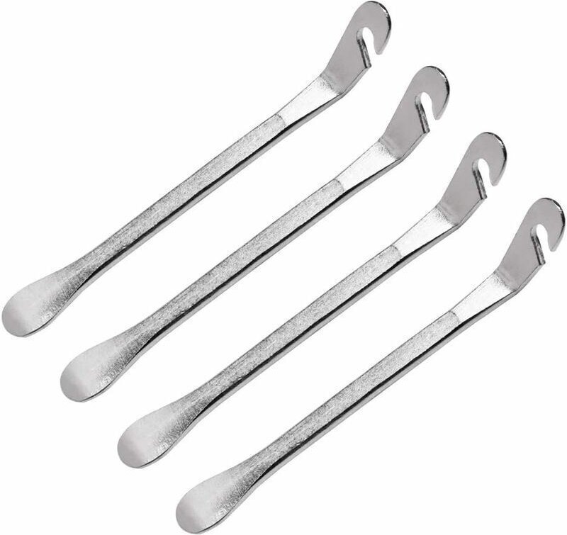 4-teiliges Fahrradreifenheber-Set, manueller Reifenwechsler, Fahrradreifenheber aus Stahl, Fahrradreifenabzieher, Reifen...