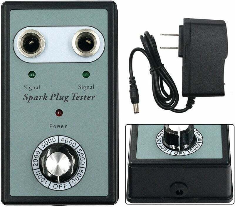 Zündkerzentester, Detektor mit zwei Löchern, Zündkerzenanalysator, Diagnosewerkzeug 5,7 x 3,35 x 1,6 Zoll