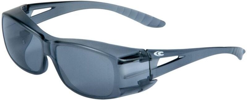 Cofra Schutzbrille für Brillenträger elegantes Design grau getönt