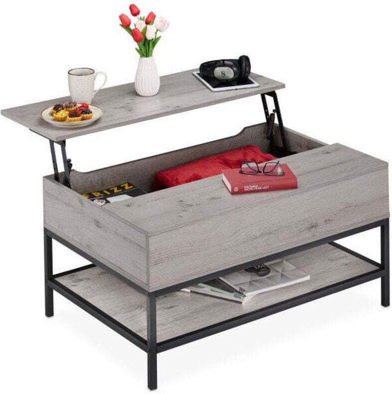 Lift top coffee table