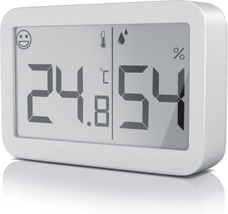 Bearware - Thermometer Hygrometer digital Innen - Temperatur und Luftfeuchtigkeit - Komfortsymbole - gut ablesbar - LCD-...