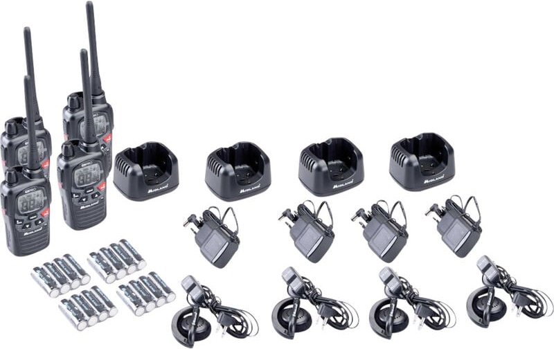 G9 Pro 4er Kofferset C1385.05 PMR-Funkgerät - Midland