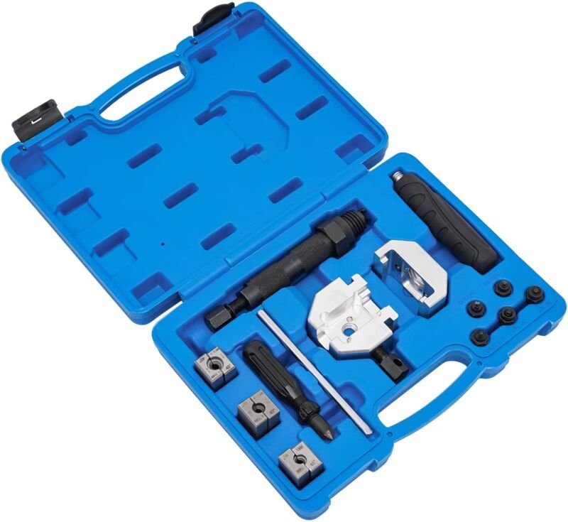 Hydraulisches Bördelwerkzeug, 18-teilig, Bremsleitungsausrüstung, Bremsleitungswerkzeug, Bremsleitungsbördelwerkzeug