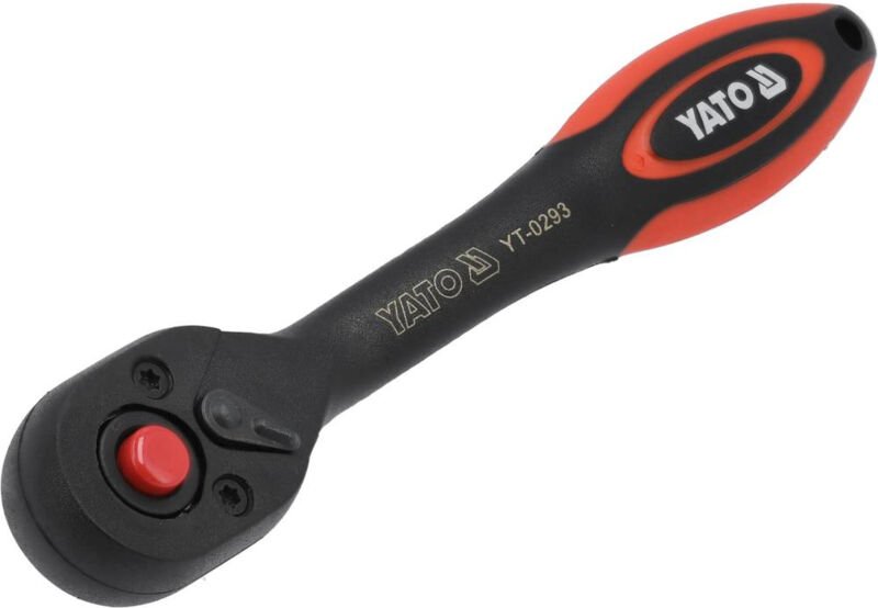 Yato Knarre 1/4"" Gebogen Beschichtet - Schwarz 0293