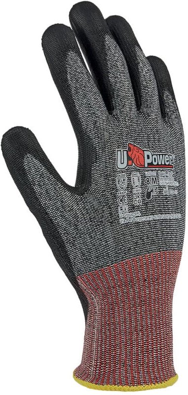 U-power - Salsa Sicherheits-Arbeitshandschuhe Nylon Touchscreen Grau 9/L