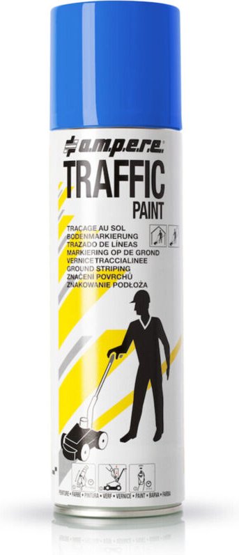 1 Dose Bodenmarkierspray Traffic Paint 500ml/Dose blau