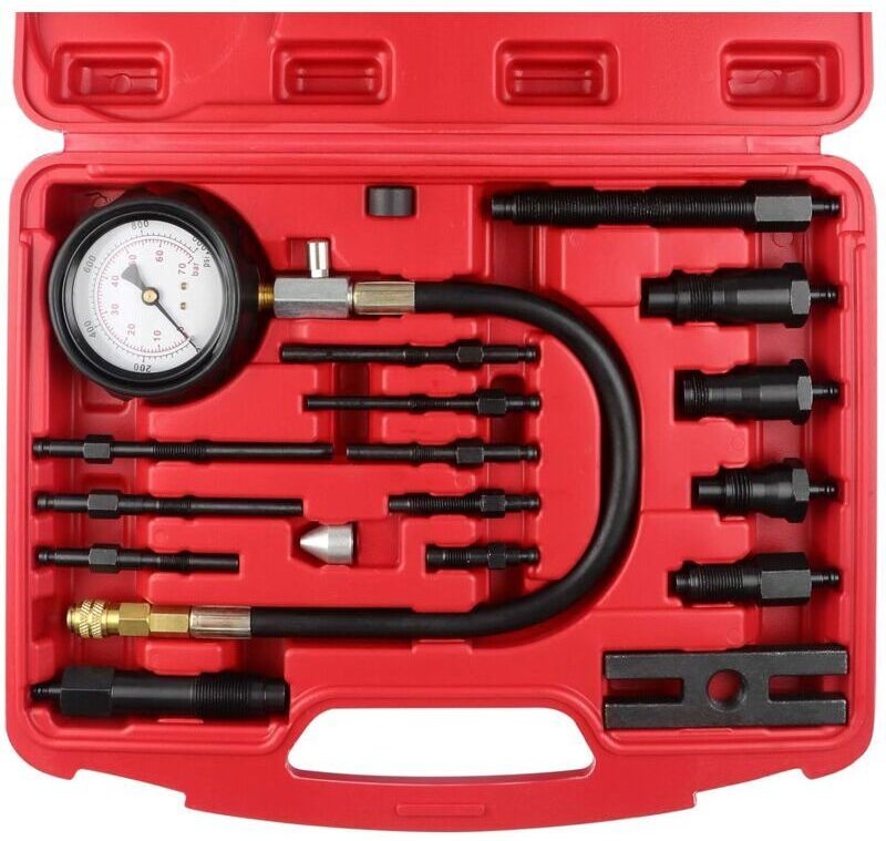 Kompressionsprüfgerät für TDI- und CDI-Motoren, Zylinderdruckmessgerät, Diagnosegerät, Zylinderdruckprüfset 0-1000 PSI f...