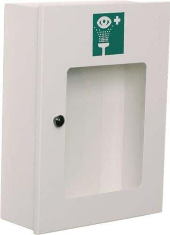 Bollé Safety - Augenspülschrank leer Stahlblech,weiß pulv.m.Sichtfenster b-safety