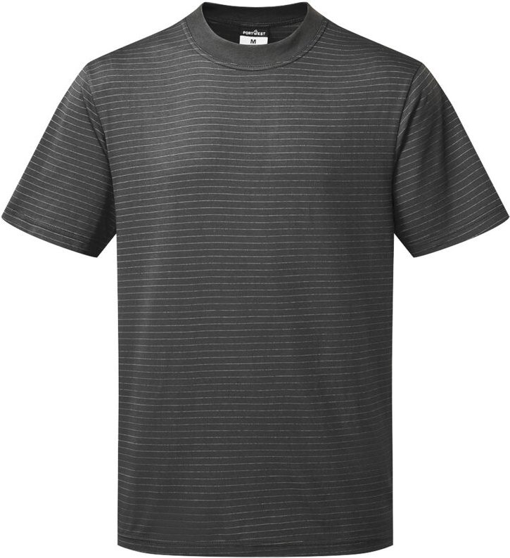 Antistatisches Esd-T-Shirt - Größe 4XL - Grau Zoom - Portwest