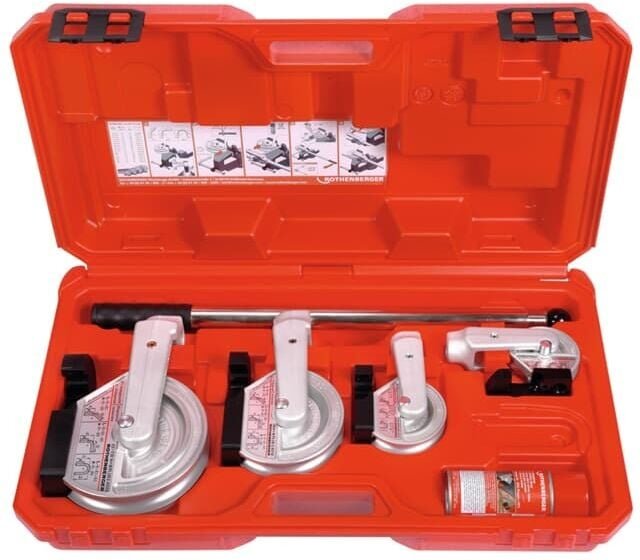 Biegegerät robend h+w Plus Set, 12-15-18-22mm - Rothenberger