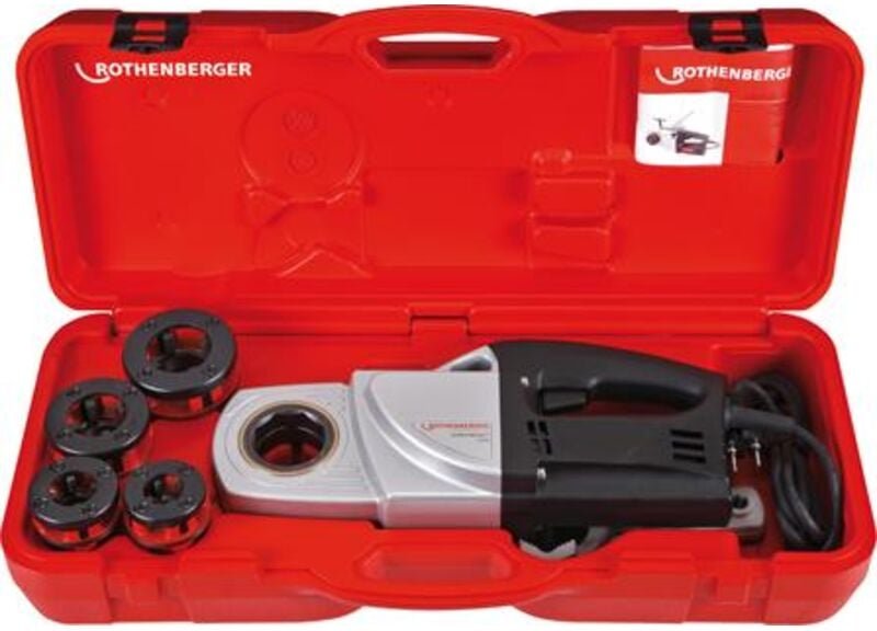 Rothenberger - Gewindeschneidkluppen-Garnitur supertronic® 1250 elektrisch 7-teilig
