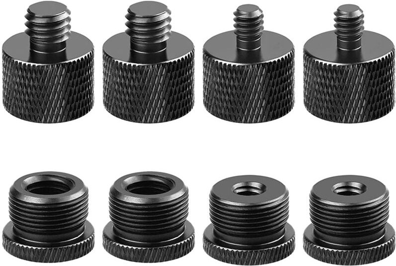 Tlily - MikrofonstäNder, Mikrofonarm-Set, Mikrofongewindeadapter - 5/8-Buchse auf 3/8-Stecker und 1/4-Stecker Usw.