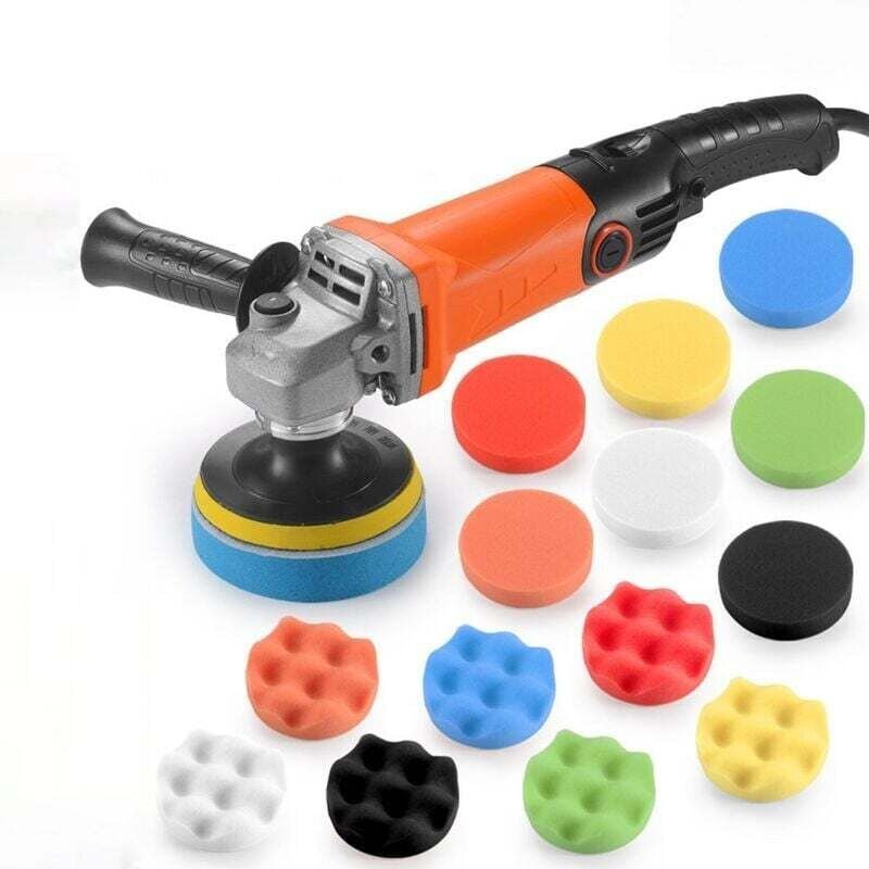 Exzenterschleifer Puffer Elektrische Rotations Auto Polierer Poliermaschine Pole