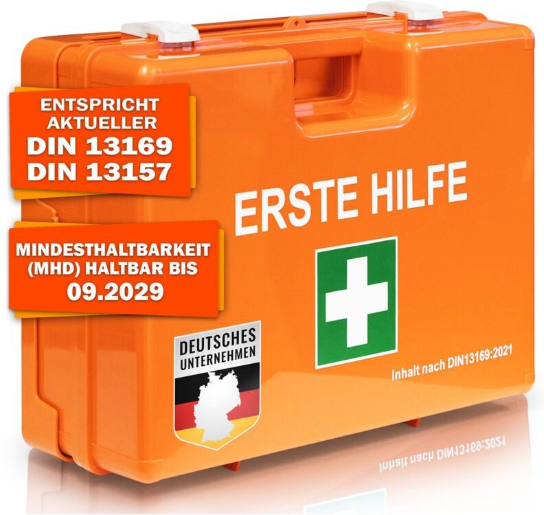 Erste-Hilfe-Koffer Mittel Nach din 13169