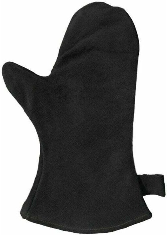 Hitzeisolierter Kaminhandschuh Lederofenhandschuh Feuerhemmender Schutzhandschuh Grillhandschuh Hitzebeständiger Lederha...