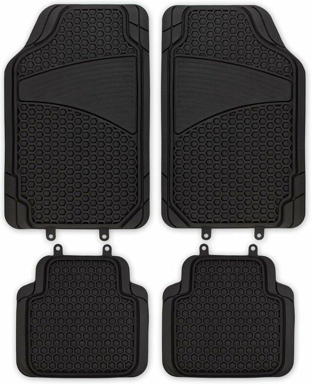 Universal Autofußmatten Baja pvc 4-teilig Schwarz