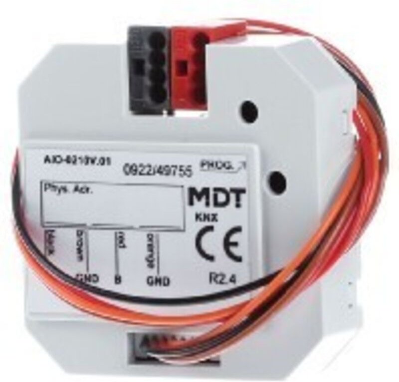 MDT technologies Schaltaktor 2-fach I/O UP, 0-10V AIO-0210V.01