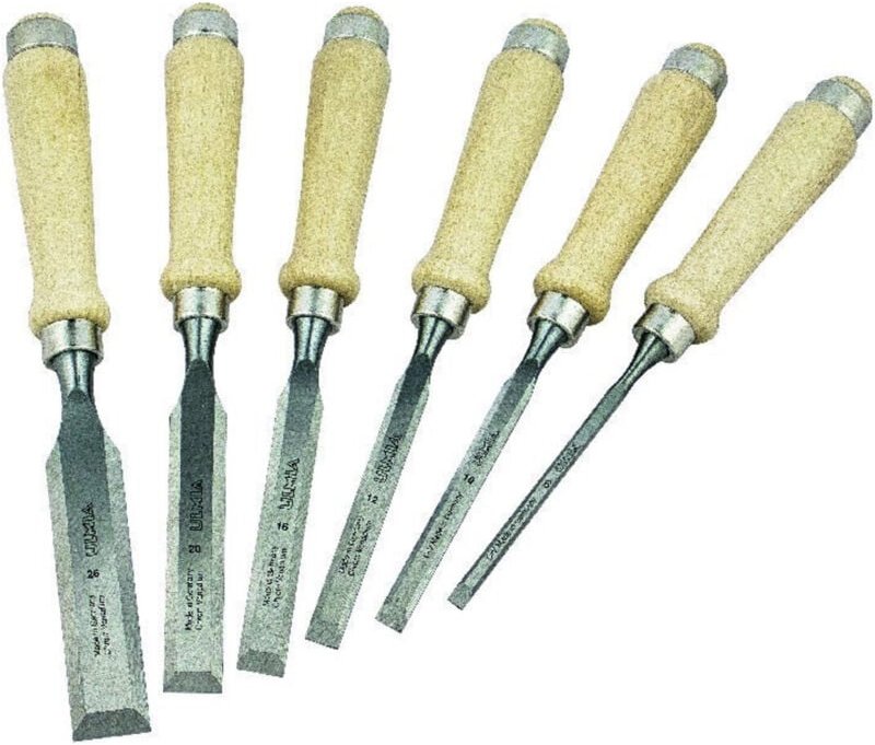 Ulmia Stechbeitel-Satz 174 6tlg. mit Heft