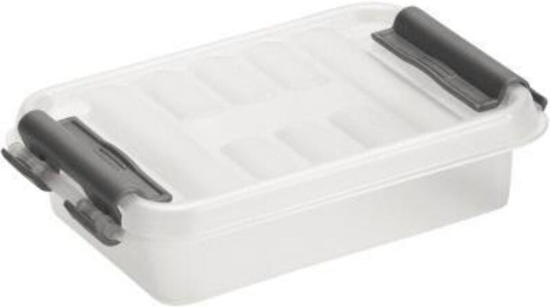 Aufbewahrungsbox the q-line 11,8 x 3 x 7,7 cm (b x h x t) 0,2l Kunststoff transparent