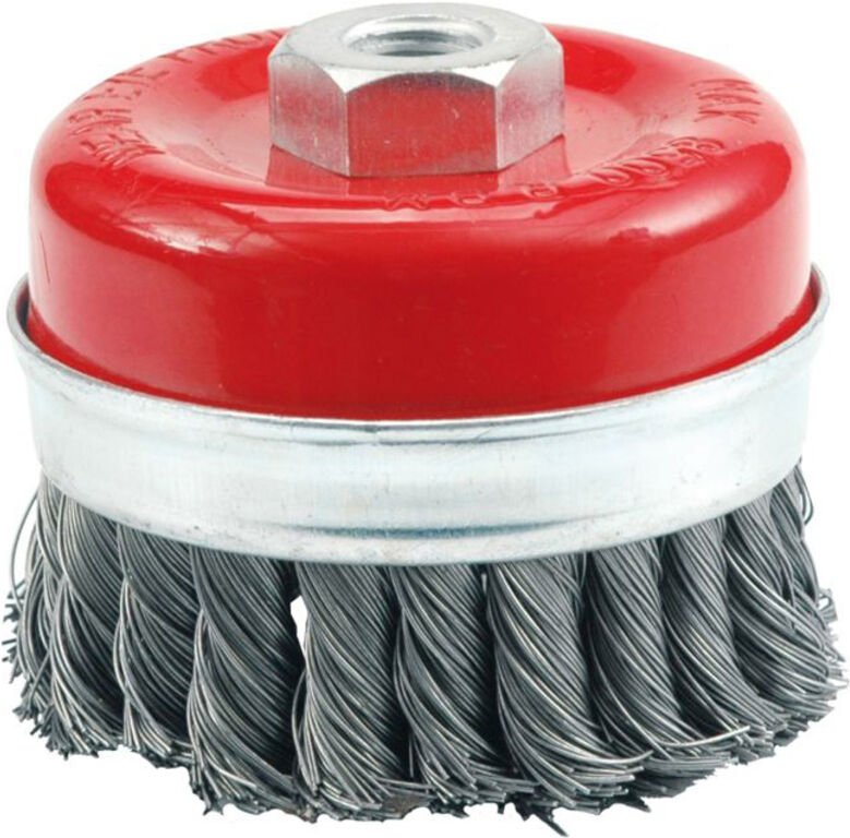 VOREL FRONTBÜRSTE 65mm, GEDREHTER DRAHT, GEWINDE 06974