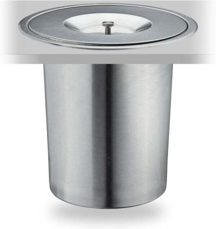 Stainless steel bin 8l