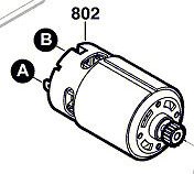 Original-Ersatzteil Bosch 2609002620 Gleichstrommotor