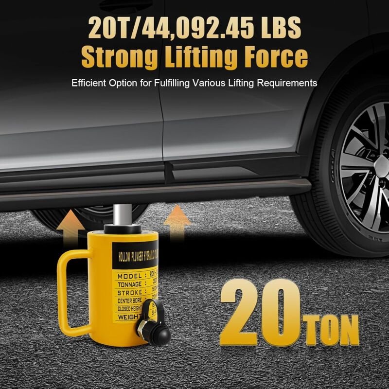 Hydraulischer Wagenheber, 20T Hydraulischer Flaschen-Wagenheber, Stempelwagenheber, für Erdöl Strom Metallurgie und Chem...