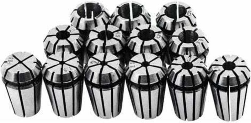 Satz mit 13 ER11-Klemmen, ER11-Spannzangenfutter, ER11-Federspannstütze von 1 bis 7 mm für Gravier- und Fräswerkzeuge