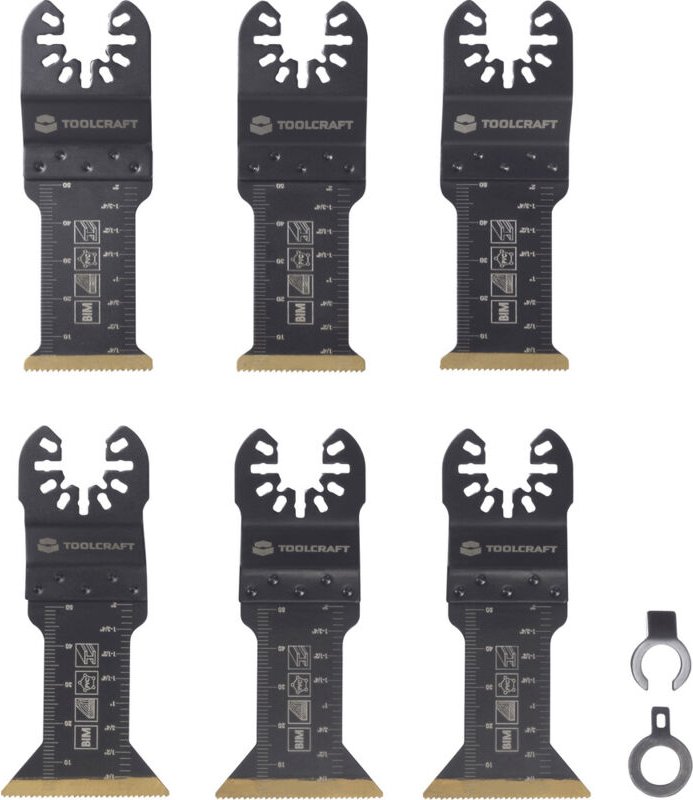 Thumbnail - TOOLCRAFT TO-10283862 Bimetall Multifunktionswerkzeug-Zubehör-Set 3 Set