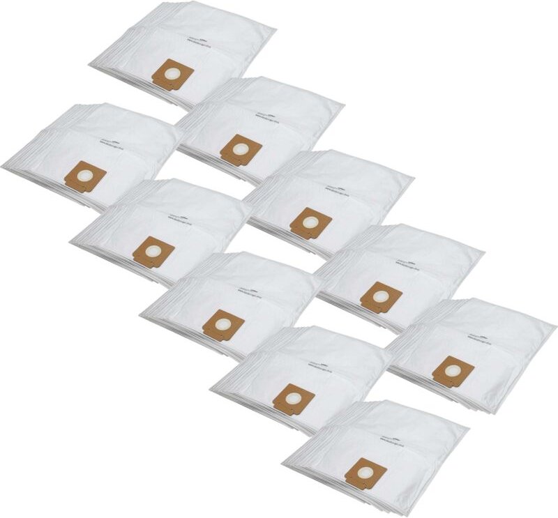 vhbw 100x Staubbeutel Ersatz für Kärcher 6.904-312.0, 6.904-315.0, 6.907-017.0 für Staubsauger - 40cm x 24cm Weiß