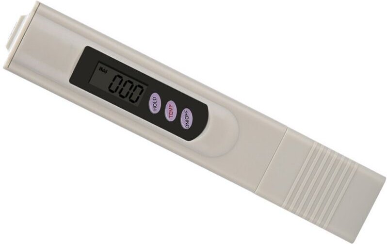 Digitales Wassermessgerät (TDS-Messgerät, PPM-Messgerät 0–9990 ppm, 0–99 TDS), Temperaturanzeige für Aquarien, Getränke,...