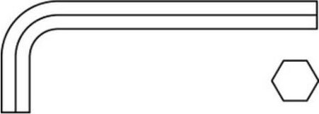 ISO 2936 Stahl SW 0,9 vergütet S 100 Stk