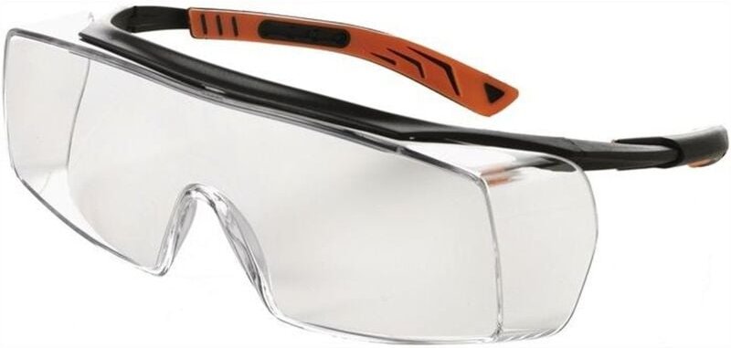 Schutzbrille 5X7010000 en 166, en 170 ft k Bügel schwarz, Scheibe klar Polycarbonat