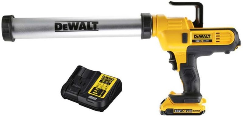 DCE580D1 Akku Kartuschenpistole für Folienbeutel 600 ml 18V 2,0Ah Li-ion Koffer - Dewalt