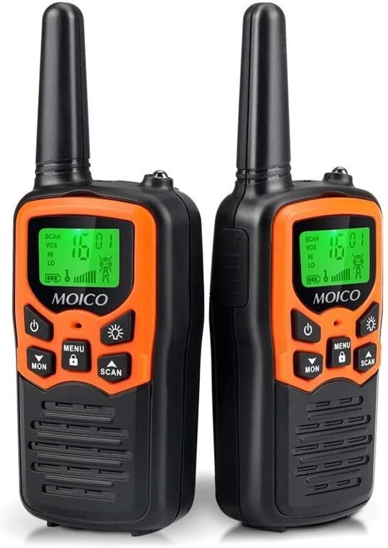 Walkie-Talkie, Langstrecken-Walkie-Talkie für Erwachsene mit 22 FRS-Kanälen, Familien-Walkie-Talkie mit LED-Taschenlampe...