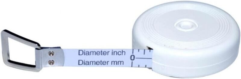 50-teiliges Diaflex-Maßband zur Messung des Durchmessers von Baumstämmen, Stämmen und Rohren, 1,5 m (6 Fuß), metrisch un...