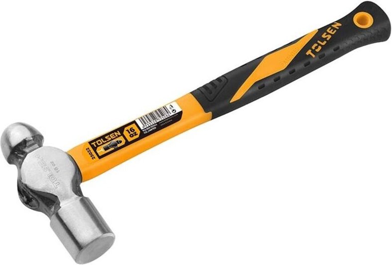 Hammer Mit Rundem Kopf Und Kugelhaken-Fasergriff