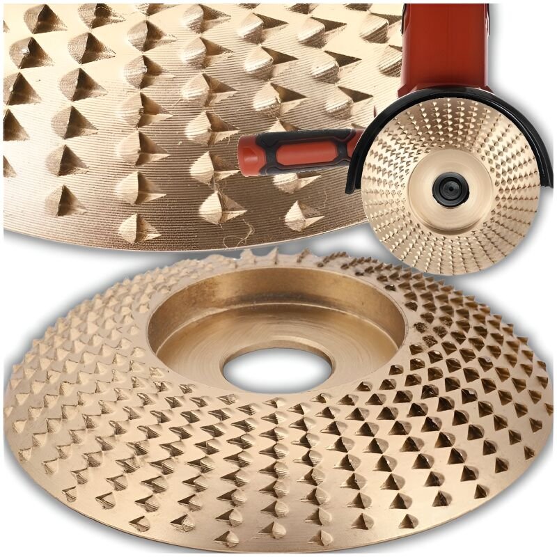 Himbeerscheibe zum Holzschleifen, konvexe Schleifscheibe 125 mm