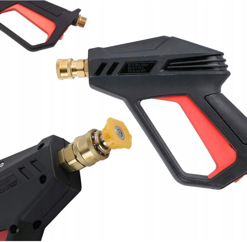 Rosfix Fortis 4000 PSI - Hochdruckpistole M22 Düsenschutz 275 bar, 30 l/min, Edelstahl & Messing Für Hochdruckreiniger E...