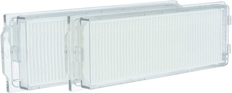 vhbw 2x HEPA-Filter mit Rahmen kompatibel mit Xiaomi Mi Robot Vacuum-Mop 2 Pro White (MJST1SHW) Saugroboter - Luftfilter