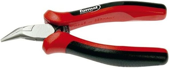 Elektronik-Spitzzange 130mm gebogen - Format