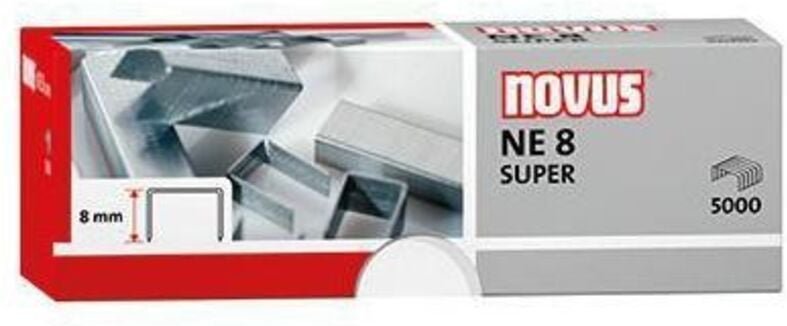 Novus - Heftklammer NE8 super Elektrohefter Stahl verzinkt 5.000 St./Pack.