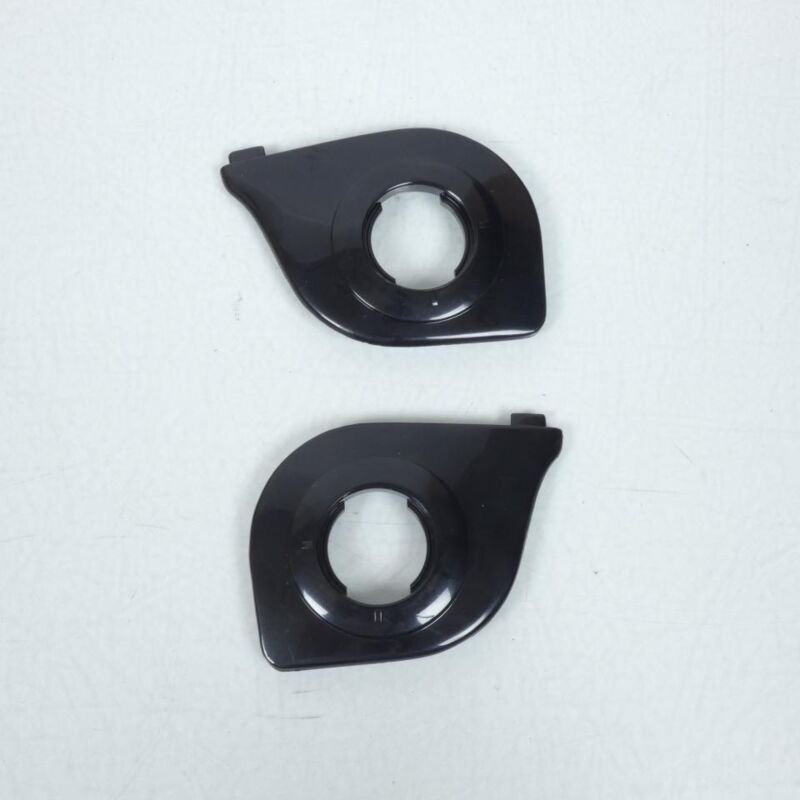 Paar schwarze Plastikabdeckungen für Nolan N70 Helmvisier, neu