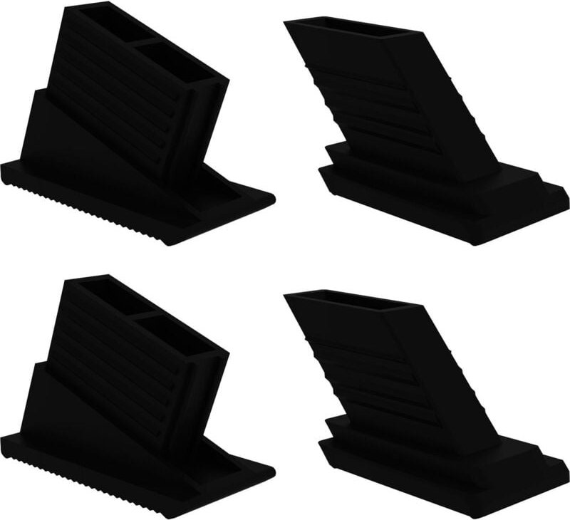Munk - Günzburger Steigtechnik 4x Innenschuhe für Aluminium-Klapptreppen - 019245