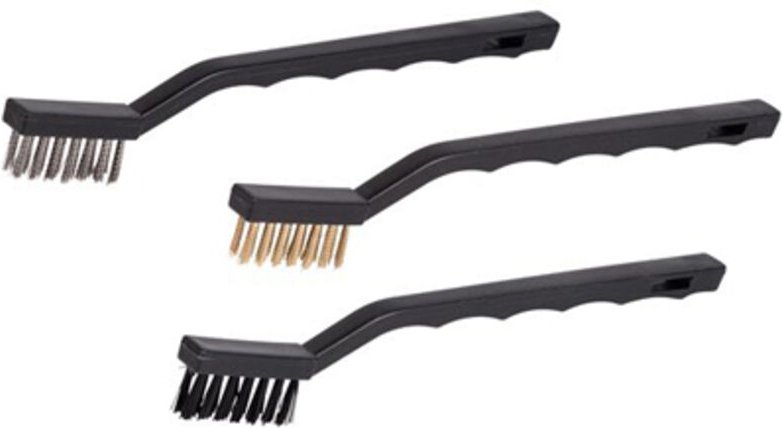 Kreator - Set mit 3 Bürsten aus Edelstahl, Kupfer und Nylon krt561102